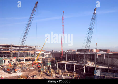 Riqualificazione di 'Il Quadrato d'Oro" shopping centre, Warrington, Regno Unito Foto Stock