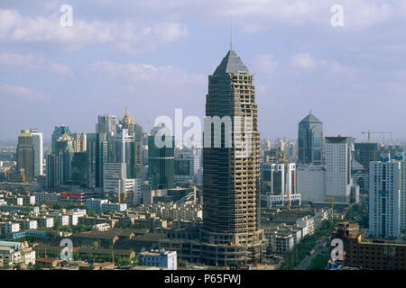 Il Pudong skyline della città, Shanghai, Cina. Foto Stock