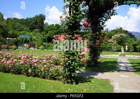 Villa Pallavicino, Stresa, Verbano-Cusio-Ossola, Piemonte, Italia Foto Stock