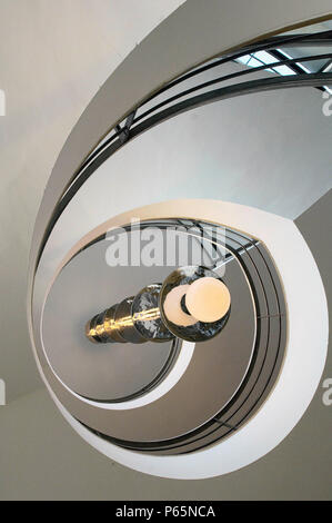 De La Warr Pavilion, edificio art deco, Stroud, Inghilterra, Regno Unito. Commissionato dal 9o Conte De La Warr nel 1935 e progettato dagli architetti Erich Foto Stock