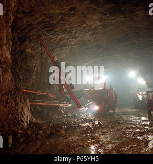 Jersey piovane tunnel di sfiato. Isole del Canale, Regno Unito. Foto Stock