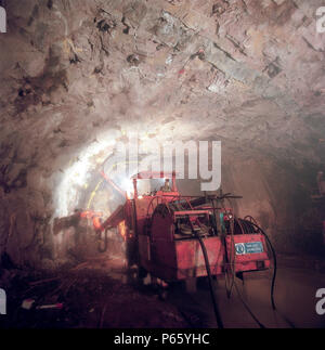 Jersey piovane tunnel di sfiato. Isole del Canale, Regno Unito. Foto Stock