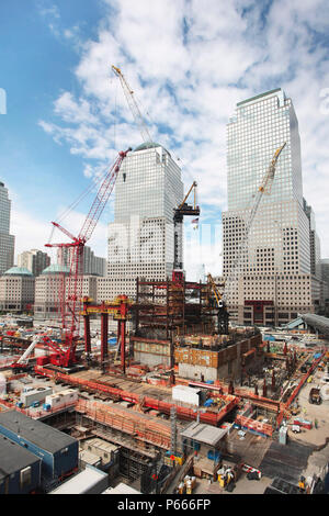 World Trade Center di New York City, STATI UNITI D'AMERICA AGOSTO 2009, 1 World Trade Center Foto Stock