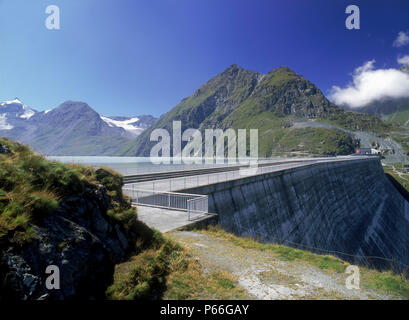 Grande Dixence Dam - Alpi Svizzere - Cantone del Vallese - Svizzera Foto Stock