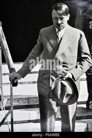 Adolf Hitler 1889-1945. Uomo politico tedesco e il leader del partito nazista Foto Stock