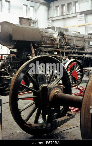 La classe 52, 2-10-0, Tedesco Kriegslokomotiv era uno dei più numerosi tipi di vapore nella storia ferroviaria con alcuni 6000 essendo costruito per seguire il germe Foto Stock