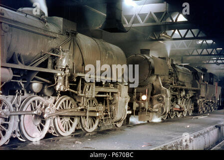 La classe 52, 2-10-0, Tedesco Kriegslokomotiv era uno dei più numerosi tipi di vapore nella storia ferroviaria con alcuni 6000 essendo costruito per seguire il germe Foto Stock