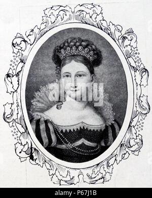 La Principessa Victoria di Sassonia Coburgo - Gotha-Saalfeld (Duchessa di Kent) è stata la regina Vittoria di Gran Bretagna della madre Foto Stock