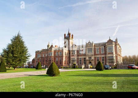 Crewe Hall Hotel Grado 1 elencati edificio Giacobino Foto Stock