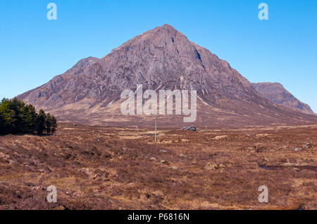 Le montagne vicino al Kingshouse e Glencoe lungo la West Highland Way, Scozia Foto Stock