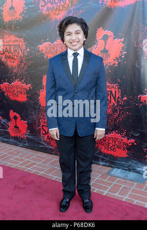 Burbank, in California, Stati Uniti d'America. 27 GIU, 2018. Anthony Gonzalez assiste 44th annuale Premi Saturno a Castaway, Burbank, in California, il 27 giugno 2018 Credit: Eugene poteri/Alamy Live News Foto Stock