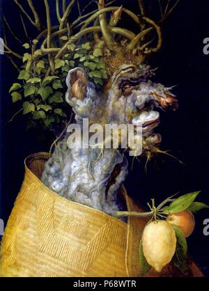 L'inverno; 1563; da Giuseppe Arcimboldo (1527-1593) Foto Stock
