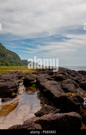 West Kilbride Portencross i punti di riferimento Foto Stock