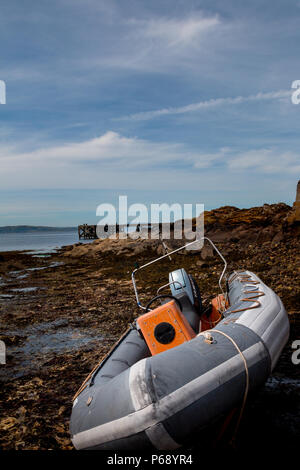 West Kilbride Portencross i punti di riferimento Foto Stock