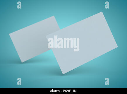 Blank business cards, identity design, modelli aziendali, azienda stile Foto Stock