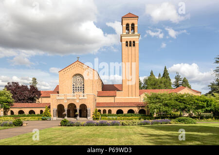 Mt Angelo Abbazia San Benedetto monastero, Oregon. Foto Stock