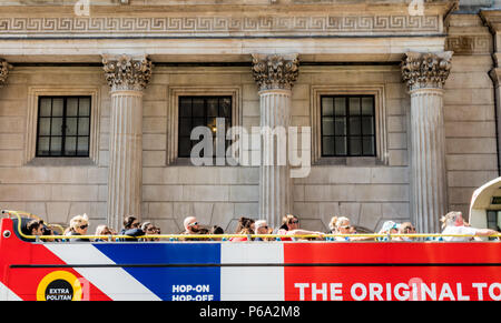 Una vista tipica della città di Londra Foto Stock