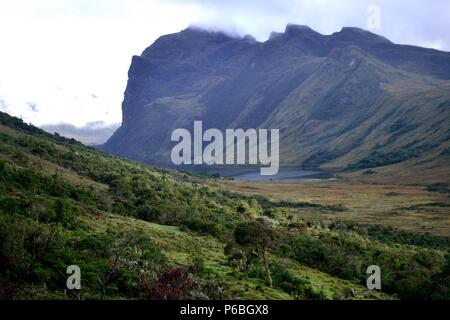 Laguna Shimbe - sciamanesimo in ' SALALA Las Huaringas ' - HUANCABAMBA.. Dipartimento di Piura .PERÙ Foto Stock