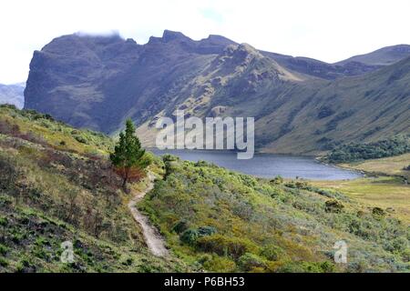 Laguna Shimbe - sciamanesimo in ' SALALA Las Huaringas ' - HUANCABAMBA.. Dipartimento di Piura .PERÙ Foto Stock