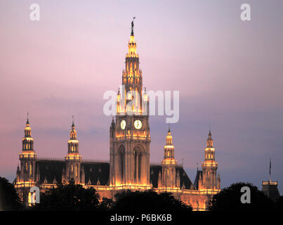 Austria, Vienna, Neues Rathaus, Nuovo Municipio, Foto Stock