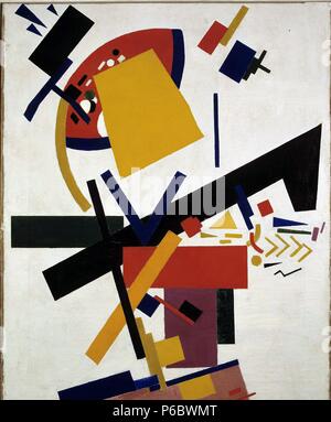 MALEVICH. KASIMIR. PINTOR RUSO. 1878 - 1935. ' ' SUPREMATISMO , OLEO sobre lienzo , año 1915. MUSEO ESTATAL RUSO. PETERSBURGO DI SAN. Foto Stock