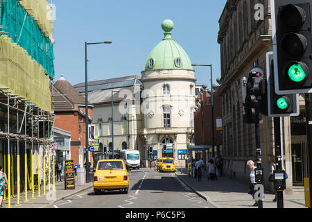 Albert Street a Derby Foto Stock