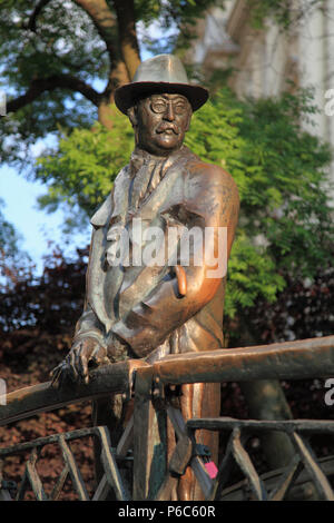 Ungheria, Budapest, Imre Nagy, statua, monumento, memorial, Foto Stock