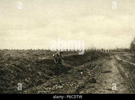 La prima guerra mondiale, battlefield, kemmel, ww1, la prima guerra mondiale, la prima guerra mondiale Foto Stock