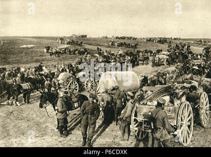 La prima guerra mondiale, battlefield, vormarsch, fismes, ww1, la prima guerra mondiale, la prima guerra mondiale Foto Stock