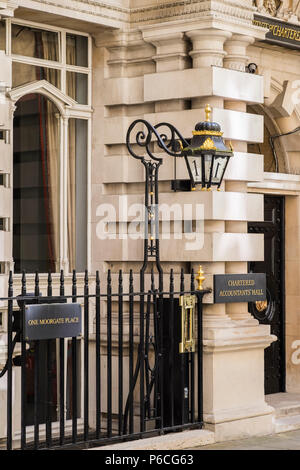 Commercialisti Hall, uno Moorgate Place, London, England, Regno Unito Foto Stock