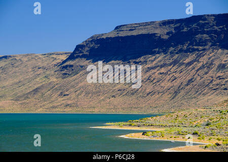 Il lago di Abert, quartiere Lakeview Bureau of Land Management, Oregon Foto Stock