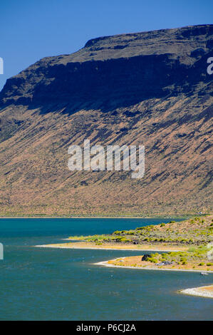 Il lago di Abert, quartiere Lakeview Bureau of Land Management, Oregon Foto Stock