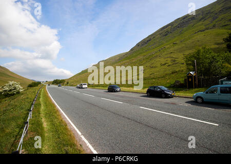 A591 attraverso dunmail sollevare nel Lake District Cumbria Inghilterra England Regno Unito Foto Stock