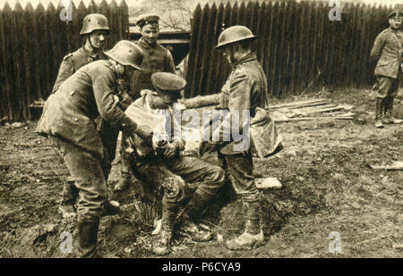 La prima guerra mondiale, battlefield-hospital, ww1, la prima guerra mondiale, la prima guerra mondiale Foto Stock