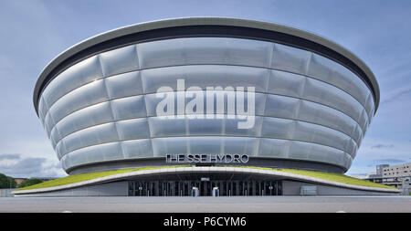 La SSE Hydro, arena polivalente per l'intrattenimento al coperto di Architect: Foster & Partners. Foto Stock