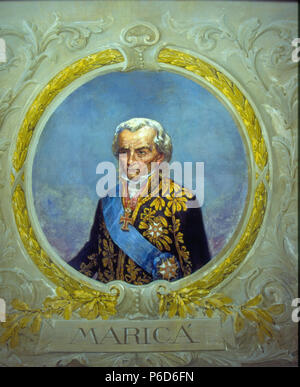 75 Silva, Oscar Pereira da - Retrato de Mariano J. Pereira Fonseca (Marquês de Maricá) Foto Stock