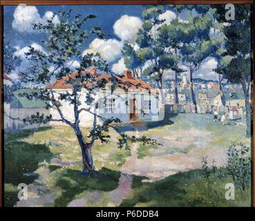 MALEVICH. KASIMIR. PINTOR RUSO. 1878 - 1935. ' PRIMAVERA ' , OLEO del año 1905 - 1906. MUSEO ESTATAL RUSO. PETERSBURGO DI SAN. Foto Stock