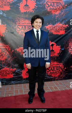 Burbank, CA. Il 27 giugno, 2018. Anthony Gonzalez presso gli arrivi per Accademia di fantascienza, fantasy e horror film 44th Saturn Awards, Burbank, CA 27 Giugno 2018. Credito: Priscilla concedere/Everett raccolta/Alamy Live News Foto Stock