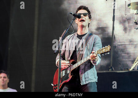 Glasgow, Regno Unito. Il 29 giugno 2018. Gli Stereophonics headline il palco principale al Festival TRNSMT 2018, Glasgow Green, Glasgowl 29/06/2018 © Gary Mather/Alamy Live News Foto Stock