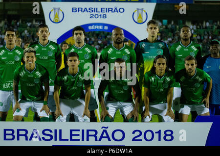 Campinas, Brasile. Il 29 giugno, 2018. Campionato brasiliano al Brinco de Ouro stadium, Campinas/SP, questo venerdì notte (29). Credito: Maycon Soldano/FotoArena/Alamy Live News Foto Stock