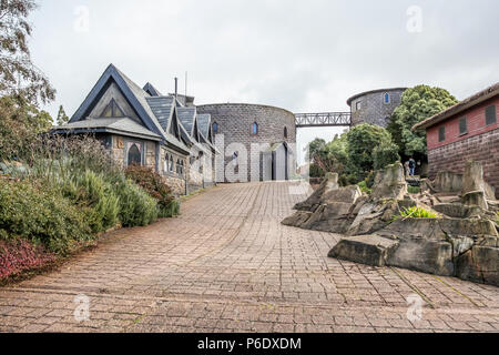 Ballarat, Victoria, Australia, 30 giugno 2018. Cavalieri di fuoco Display - 30 giugno 2018,Kryal Castle - Ballarat,Victoria, Australia. Credito: Brett keating/Alamy Live News Foto Stock