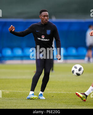 Danny Welbeck di Inghilterra durante un'Inghilterra sessione di formazione alla Stadium Spartak Zelenogorsk il 30 giugno 2018 in Zelenogorsk, San Pietroburgo, Russia. (Foto di Daniel Chesterton/phcimages.com) Foto Stock