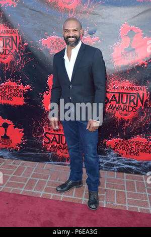 Khary Payton frequentando la quarantaquattresima annuale di Saturno Awards 2018 a Castaway il 27 giugno 2018 di Burbank, in California. Foto Stock