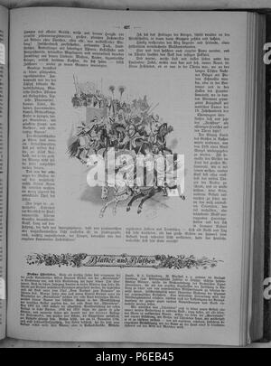 . Die Gartenlaube. Deutsch: Seite 427 aus 'Die Gartenlaube'. Inglese: pagina 427 da ufficiale Die Gartenlaube per 1891. Immagine estratta (eventuale): File:Die Gartenlaube (1891) b 427.jpg - hi res, 2,5 MB. Deutsch: keine Bildunterschrift inglese: nessuna didascalia . N/A 15 Die Gartenlaube (1891) 427 Foto Stock