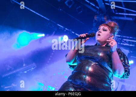 Beth Ditto si esibisce dal vivo in corrispondenza della giunzione, Cambridge, UK con: Beth Ditto dove: Cambridge, Regno Unito quando: 29 maggio 2018 Credit: WENN.com Foto Stock