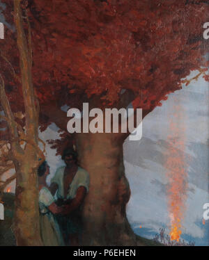 . Johannisfeuer circa 1920 49 Fritz Erler - Johannisfeuer Foto Stock