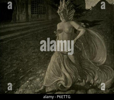 49 Fritz Erler - Die Pest. Mittelstück des Triptychongemäldes 1899-1901 Foto Stock