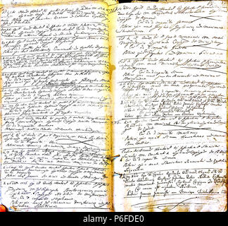 42 Krekenavos RKB 1773-1805 krikšto metrikų knyga 018 Foto Stock