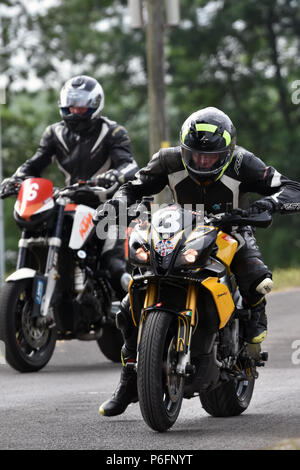 Gurston down hill climb championship Foto Stock