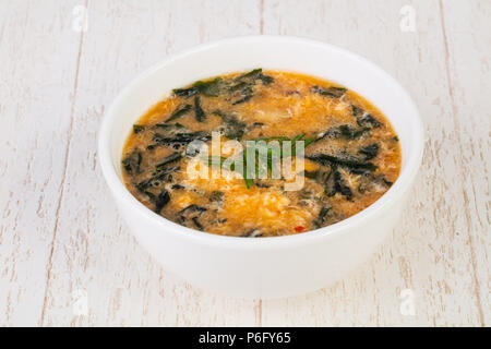 Kimchi coreano zuppa di cavolo Foto Stock